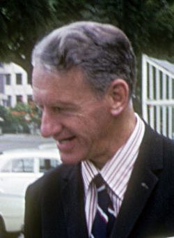 Ian Smith, Rhodesian Prime Minister, in 1975